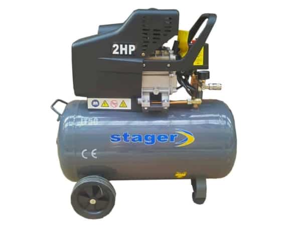 Compresor aer cu ulei STAGER HM2050B 2cp 50l debit aer refulat 200l/min 8bar 95kg