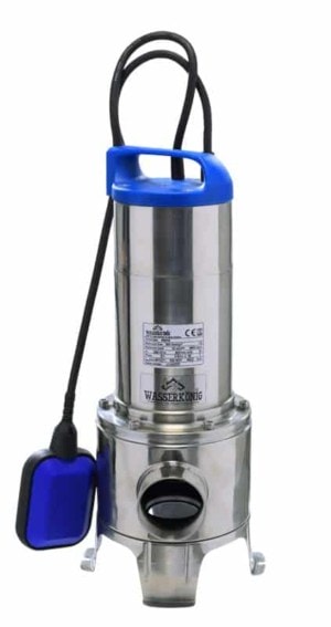 Pompa submersibila WASSERKONIG PSI10 apa menajera 850 W 18000 l/h inaltime refulare 10 m inox