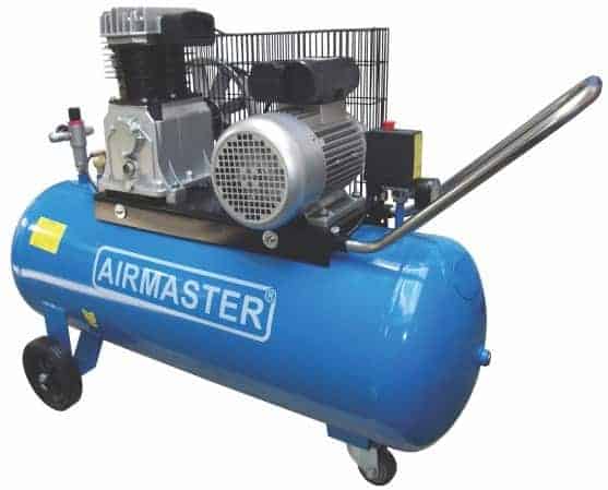 Compresor aer cu ulei AIRMASTER 3cp 100l debit aer aspirat 320l/min debit aer refulat 200l/min 10bar 90kg