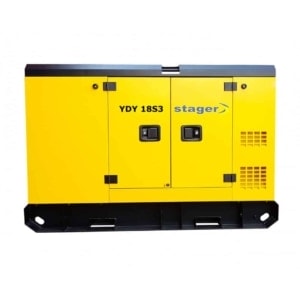 Generator insonorizat Stager YDY18S3 silent 1500rpm, diesel, trifazat