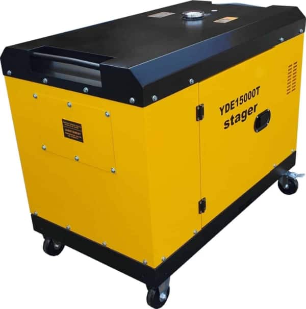 Generator insonorizat diesel monofazat Stager YDE15000T 11kVA, 48A, 3000rpm