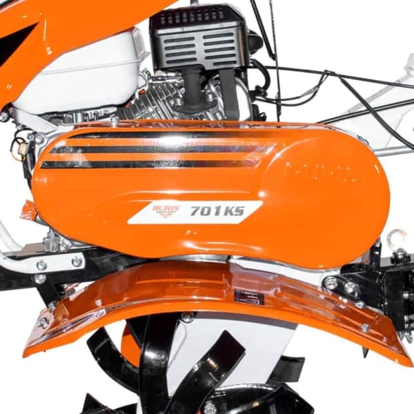 Motosapa RURIS 701KS + roti cauciuc 4.00-8 + plug reversibil rev1 + roti metalice 400 fara manicot
