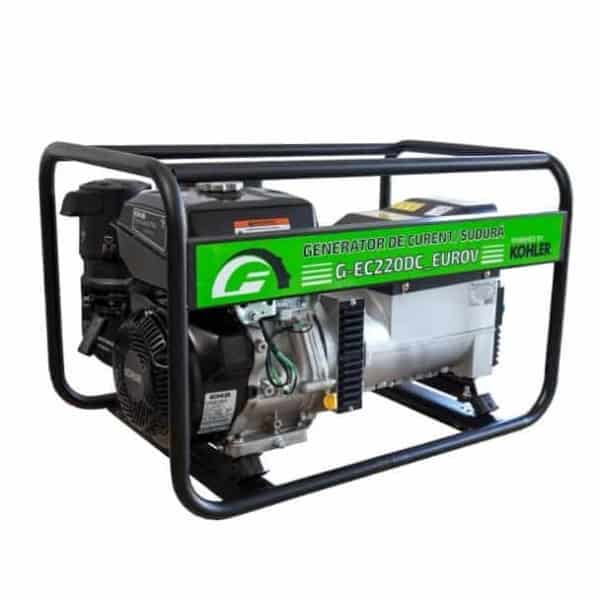 Generator portabil de curent si sudura Greenfield G-EC220DC_EUROV, trifazat, 6.1 kVA, curent sudura 40-220 A